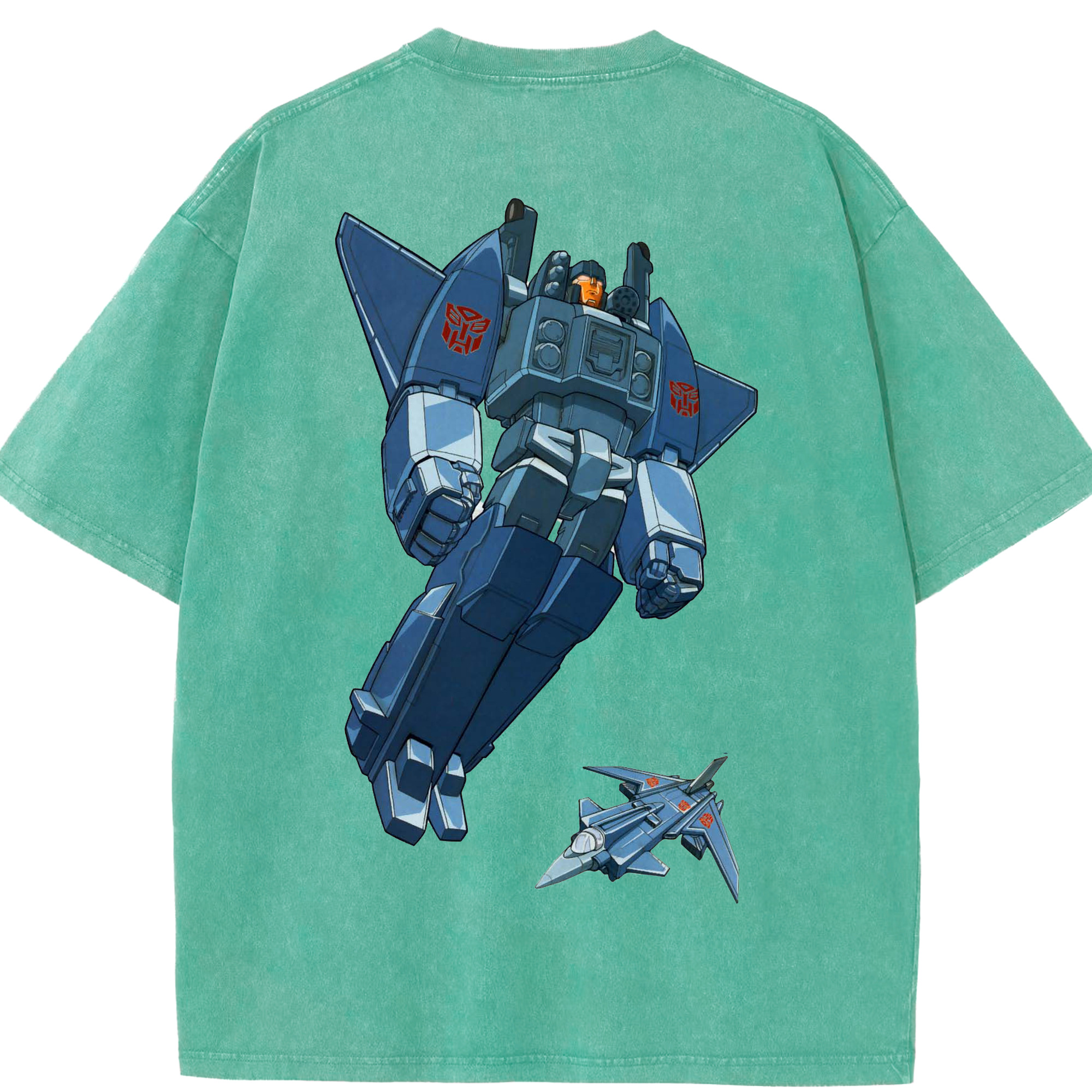 （画像用）  綿100% ヴィンテージ風 半袖Tシャツ（背面プリント）